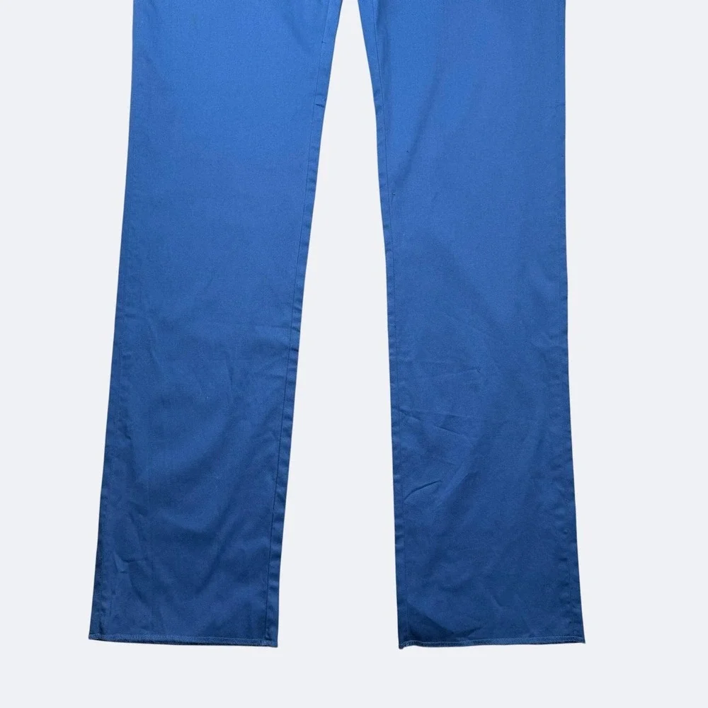Southern Tide Pants Mens 36 Blue Channel Markers Stretch Chino Nautical Unhemmed